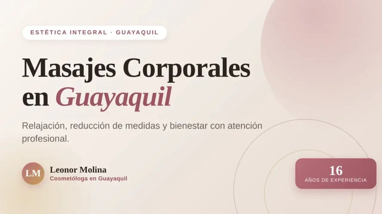Masajes Corporales en Guayaquil